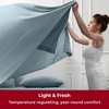 image:imageMellanni Iconic 4Piece Ultra Soft Sheet Set King Brown1583 Spa Blue