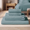 image:imageMellanni Iconic 4Piece Ultra Soft Sheet Set King Brown1583 Spa Blue