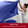 image:imageMellanni Iconic 4Piece Ultra Soft Sheet Set King Brown1597 Royal Blue