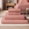 image:imageMellanni Iconic 4Piece Ultra Soft Sheet Set King Brown1621 Coral