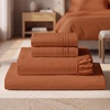 image:imageMellanni Iconic 4Piece Ultra Soft Sheet Set King Brown1678 Terracotta