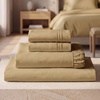 image:imageMellanni Iconic 4Piece Ultra Soft Sheet Set King Brown1862 Gold