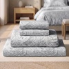 image:imageMellanni Iconic 4Piece Ultra Soft Sheet Set King Brown7394 Paisley Gray