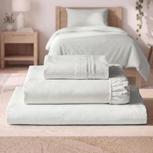 image:imageMellanni Iconic 4Piece Ultra Soft Sheet Set King Brown1126 Ivory