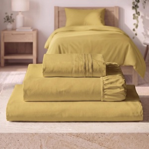 image:imageMellanni Iconic 4Piece Ultra Soft Sheet Set King Brown1182 Yellow
