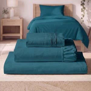 image:imageMellanni Iconic 4Piece Ultra Soft Sheet Set King Brown1455 Teal
